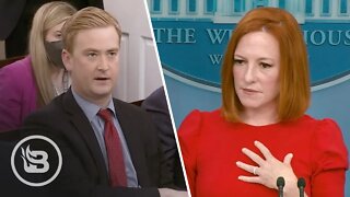 Doocy Fact-Checks Psaki in Real-Time as She Tries To Lie About “LGBTQ Children”