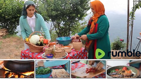 Rainy Day Village Dolmeh: Fresh Vegetable Recipe