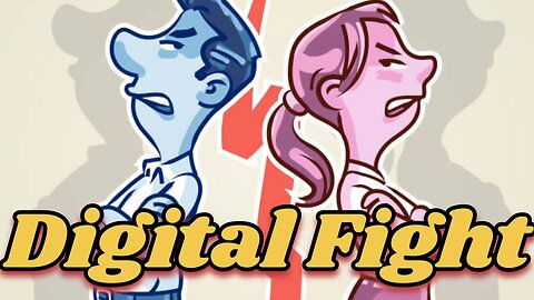 digital fight between husband and wife