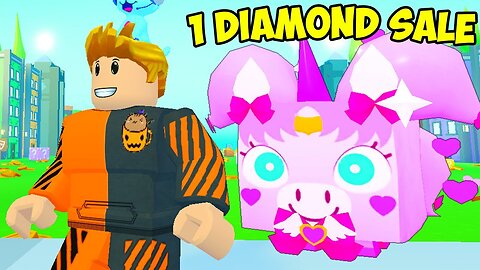 ROBLOX I Got The 1st HUGE ANIME PET & SOLD FOR 1 DIAMOND in Pet Simulator X