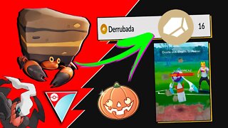 CRUSTLE Demolindo os adversários com PEDRADA de QUALIDADE! Copa de Halloween! Pokémon GO