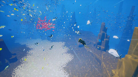 Abzû, with the current of the ocean to the beautiful pink corals