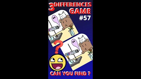 3 DIFFERENCES GAME | #57