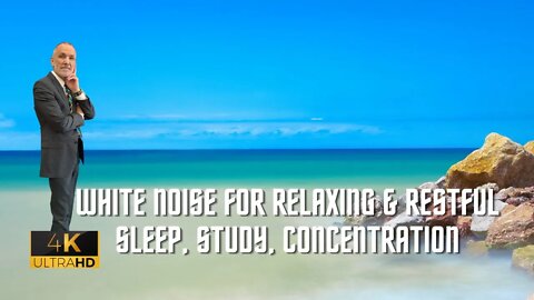 WHITE NOISE For Relaxing & Restful Sleep, Study, Concentration