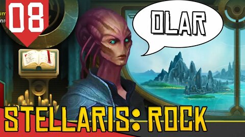 Novos ALIADOS na Paz - Stellaris Lithoids 2.5 #08 [Série Gameplay Português PT-BR]