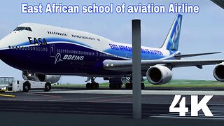 East African school of aviation Airline || EASA B747