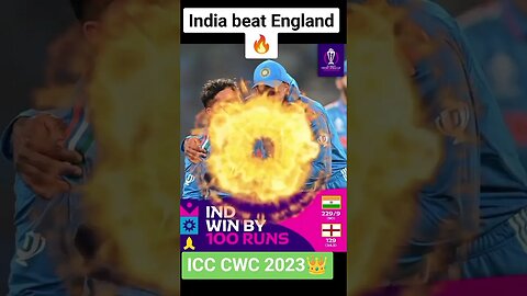 India beat England 🔥 #ipl #cricketlovers #cricket #sports #football
