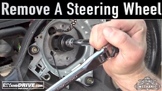 How To Remove a VW Steering Wheel ~ Salvage Yard Tips