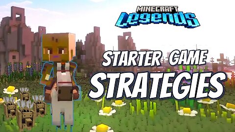 Minecraft Legends - Starter Game Strategies and Tips!