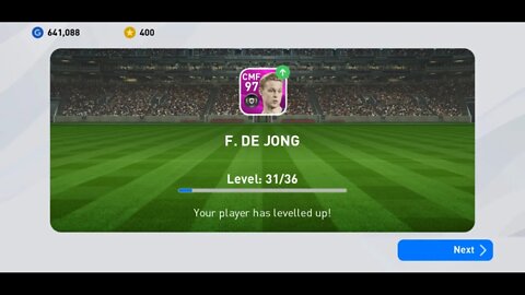 Training & Final Rating of Featured Frenkie de Jong | PES 20 MOBILE