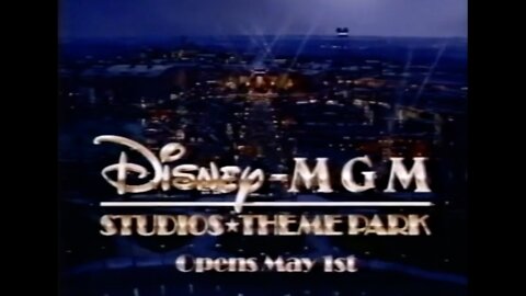 Disney MGM Studios Theme Park Opening Television Commercial (1989)