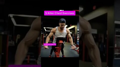 5 KILLER CHEST EXERCISES! #shorts #chestworkout