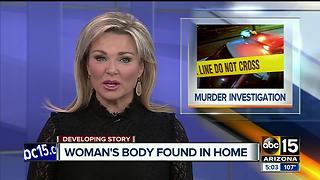 Woman found dead in Mesa home