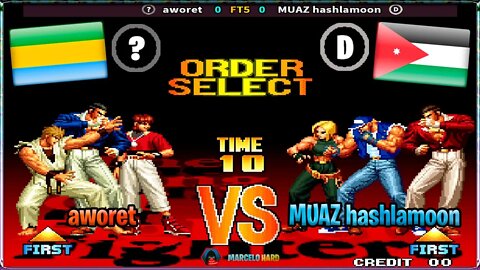The King of Fighters '97 (aworet Vs. MUAZ hashlamoon) [Gabon Vs. Jordan]
