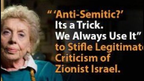 Anti Semitic IT'S A TRICK WE ALWAYS USE IT!