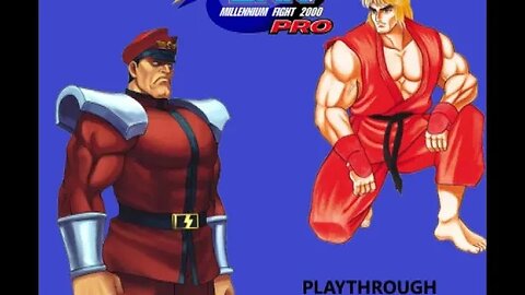 CAPCOM VS SNK PRO KEN AND M BISONVEGA PLAYTHROUGH NO END CREDITS