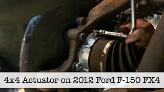 Changing the Passenger Side 4x4 Actuator on 2012 Ford F-150 FX4