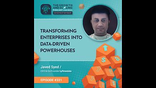 Ep#331 Javed Syed: How To Take Your Business to the NEXT LEVEL with Data-driven Growth