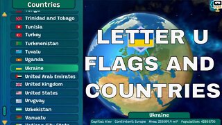 Letter U - Flags & Countries