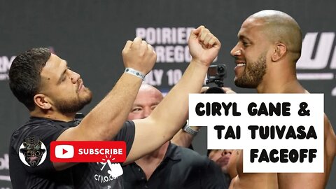 Ciryl Gane vs. Tai Tuivasa Final Face Off | UFC Paris