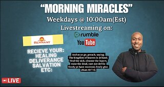 “Morning Miracles” (Are you chasing Prophets???)