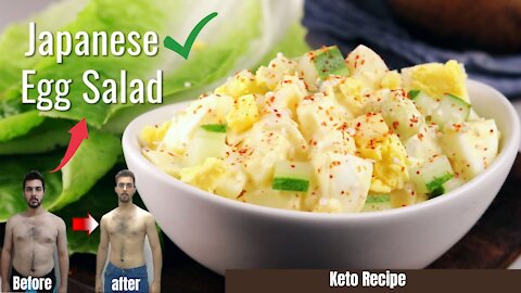 Keto Diet Plan For Weightloss | Keto Recipes | Japanese Egg Salad