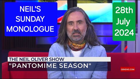 Neil Oliver's Sunday Monologue - 28th July 2024.
