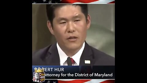 GET TO KNOW ABOUT U.S. ATTORNEY🎭🔎ROBERT HUR🔍🃏🏛️💫