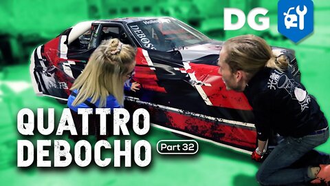 Vinyl Wrapping a 30 Year Old Modified Audi is NOT Easy... | #Debocho [S3 E6]