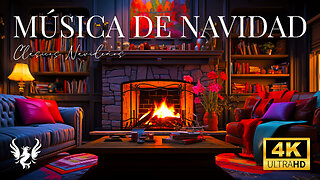 🔥 La Mejor Música Clásica para Navidad🎄 Chimenea Navideña 🔥 Ambiente Navideño 4K