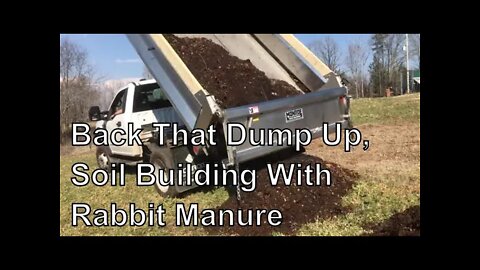 Dump Bed on Farm Truck Saves Time Moving Manure