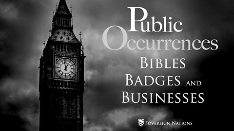 Bibles Badges and Businesses | Public Occurrences, Ep. 36