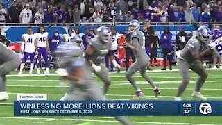 Lions get their first win in dramatic fashion in front of their home fans