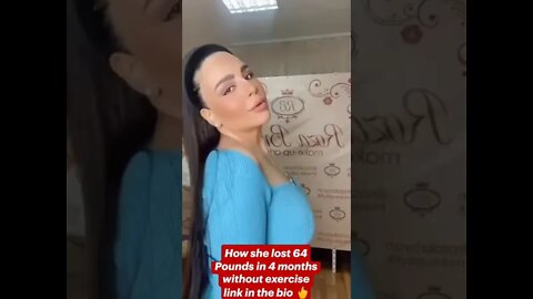 How she lost 64 Pounds in 4 months | Weight Loss #shorts #tiktok