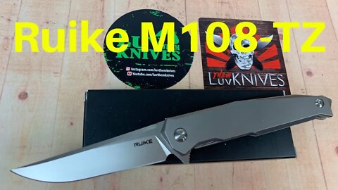 Ruike M108-TZ knife Disassembly included Ruike introduces the M-Series