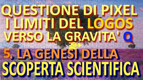 Questione di pixel: i limiti del Logos. Verso la gravità q. - 5. Genesi della scoperta scientifica