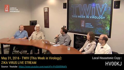 May 31, 2016 - TWIV (This Week in Virology): ZIKA VIRUS LIVE STREAM