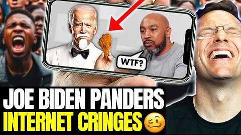 YIKES! Biden Brings Fried Chicken To Black Kids in Awkward Hostage Video | Internet CRINGES 😬