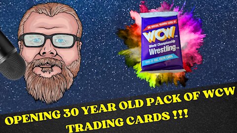 Opening 30 Year Old Pack of WCW Trading Cards