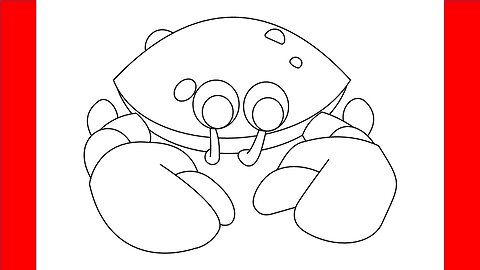 How To Draw Crab From Adopt Me - Step By Step Drawing