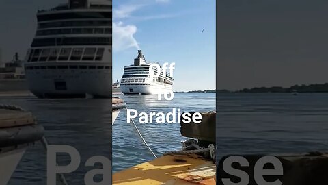 Wish I Was Going: Ship departing to.PARADISE