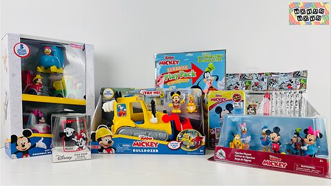 Disney Mickey Mouse And Friends Unboxing Toys Review ASMR