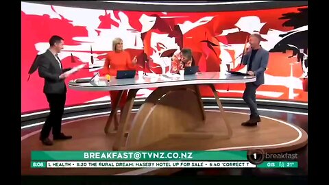NZ media take turns shooting a Trump doll. 🤯 These presenters must be fired immediately.