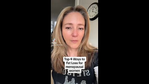 Fat loss at menopause