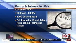 Fastrip and Subway job fair Thursday morning