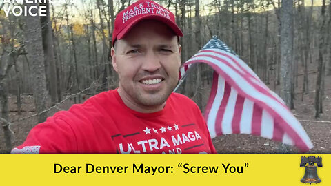 Dear Denver Mayor: “Screw You”