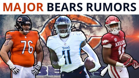 Chicago Bears Rumors: Trade For A SUPERSTAR WR? Teven Jenkins Playing RT? Treylon Burks Draft Visit?