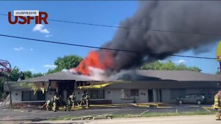 Officials respond to fire near Rawson and Taylor in Oak Creek