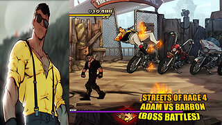 Streets Of Rage 4: Adam Vs Barbon (Boss Battle)