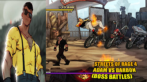 Streets Of Rage 4: Adam Vs Barbon (Boss Battle)